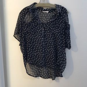 BP teen sheer blouse